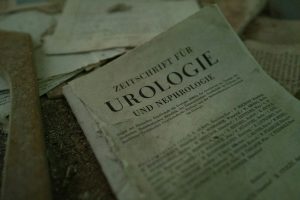 Urologie - An old medical textbook on urology.