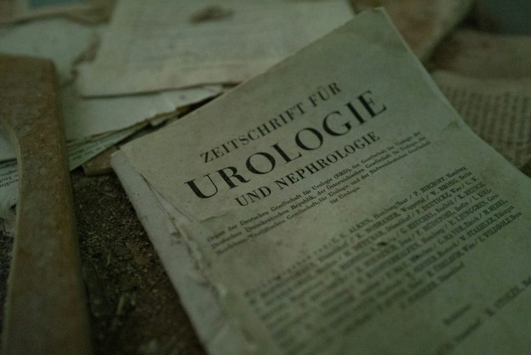 Urologie - An old medical textbook on urology.